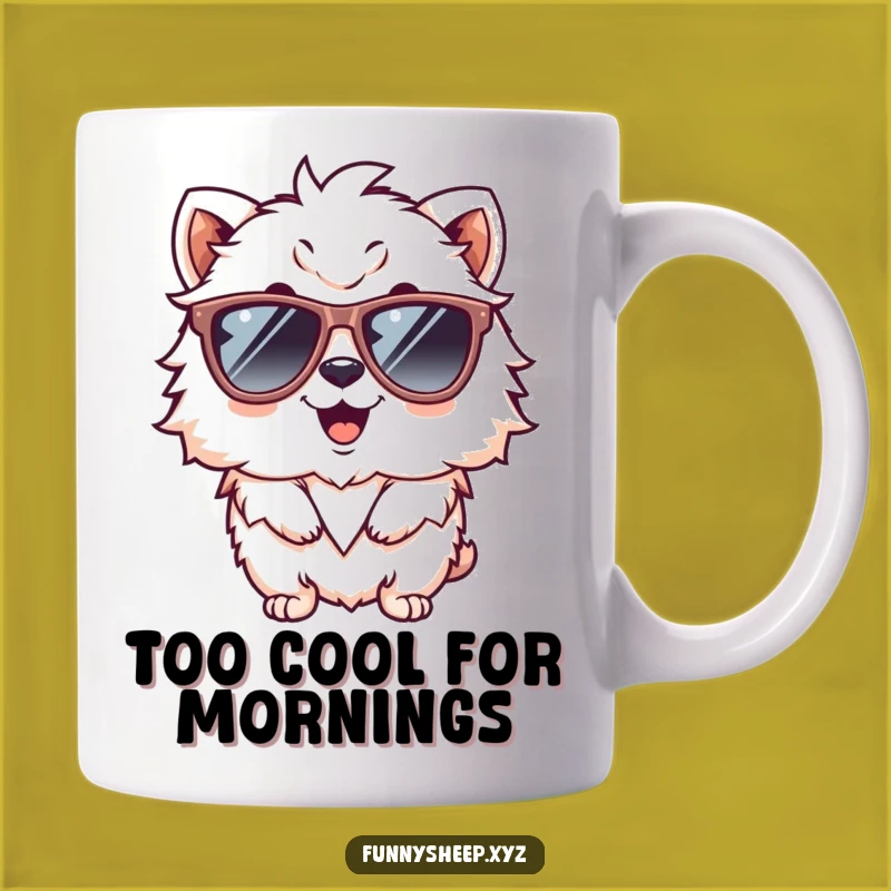 Funny Fluffy Animal Sunglasses Mug: The Perfect Giggle-Inducing Gift for Laugh Lovers