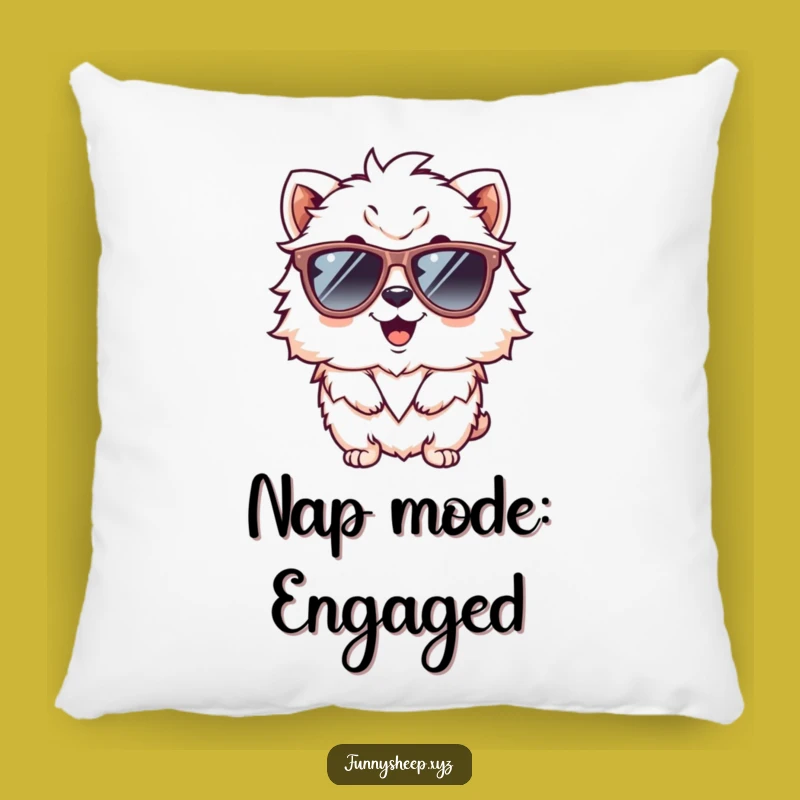 Funny Fluffy Animal Sunglasses Pillow: Comfy & Quirky Accent, Perfect Funny Gift