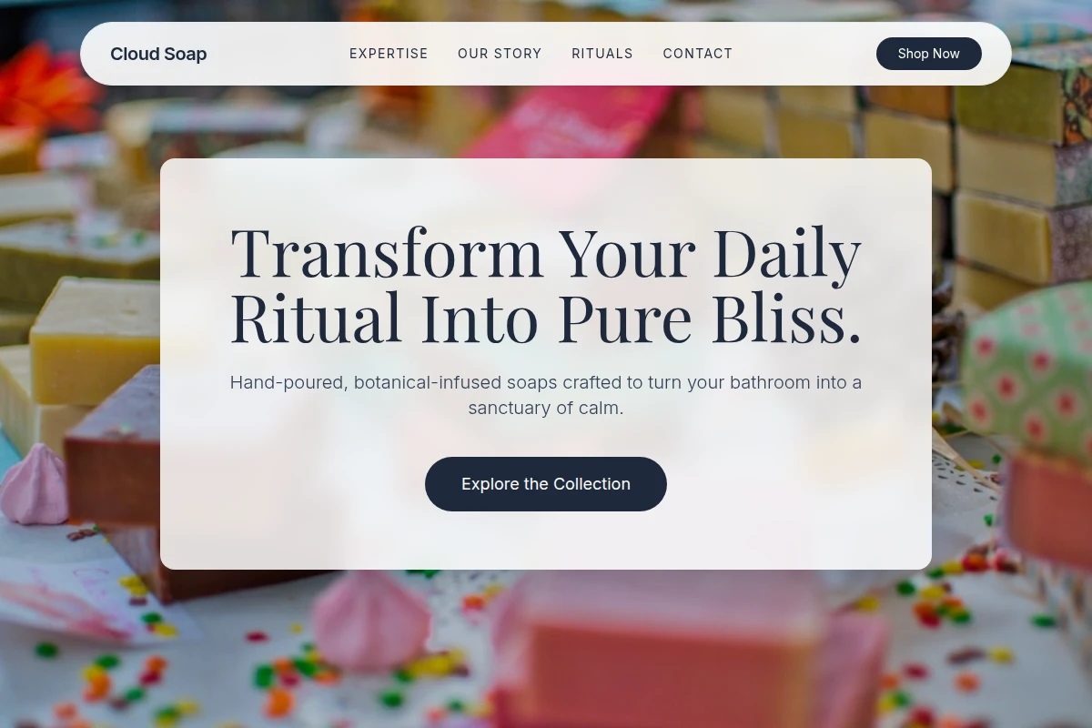 Cloud Handmade Soap