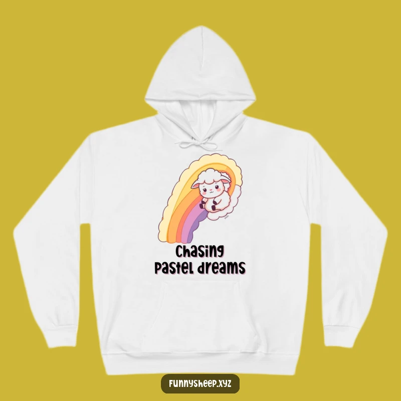 Funny Wool Rainbow Sheep Hoodie: Cozy Fun, Ultimate Funny Gift