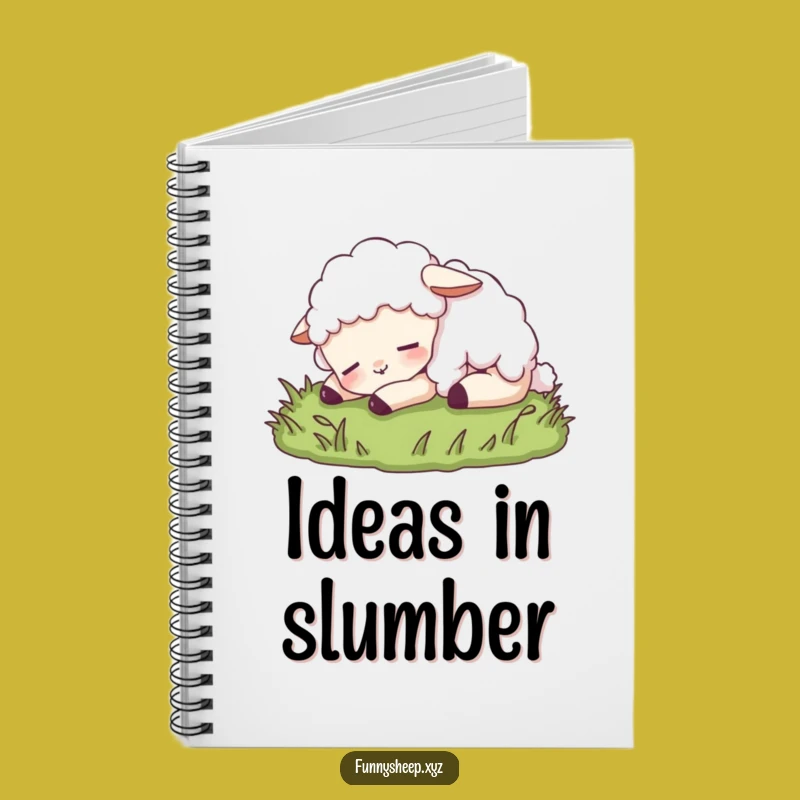 Funny Sheep Nap Notebook: Journal Your Peaceful Thoughts with This Sheep!